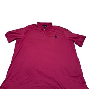 Ralph Lauren Polo Golf performance polo shirt in magenta. Size XXL. GUC.